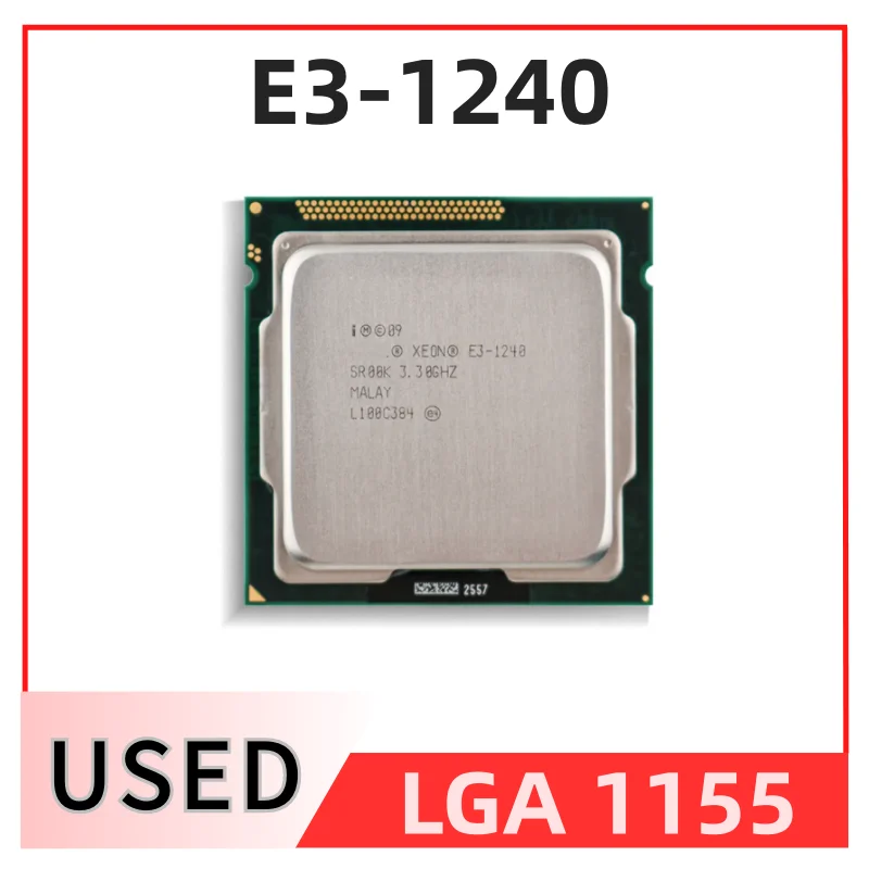 ߰ Xeon E3-1240 3.3GHz SR00K  ھ 8M ĳ LGA 1155 CPU μ E3 1240
